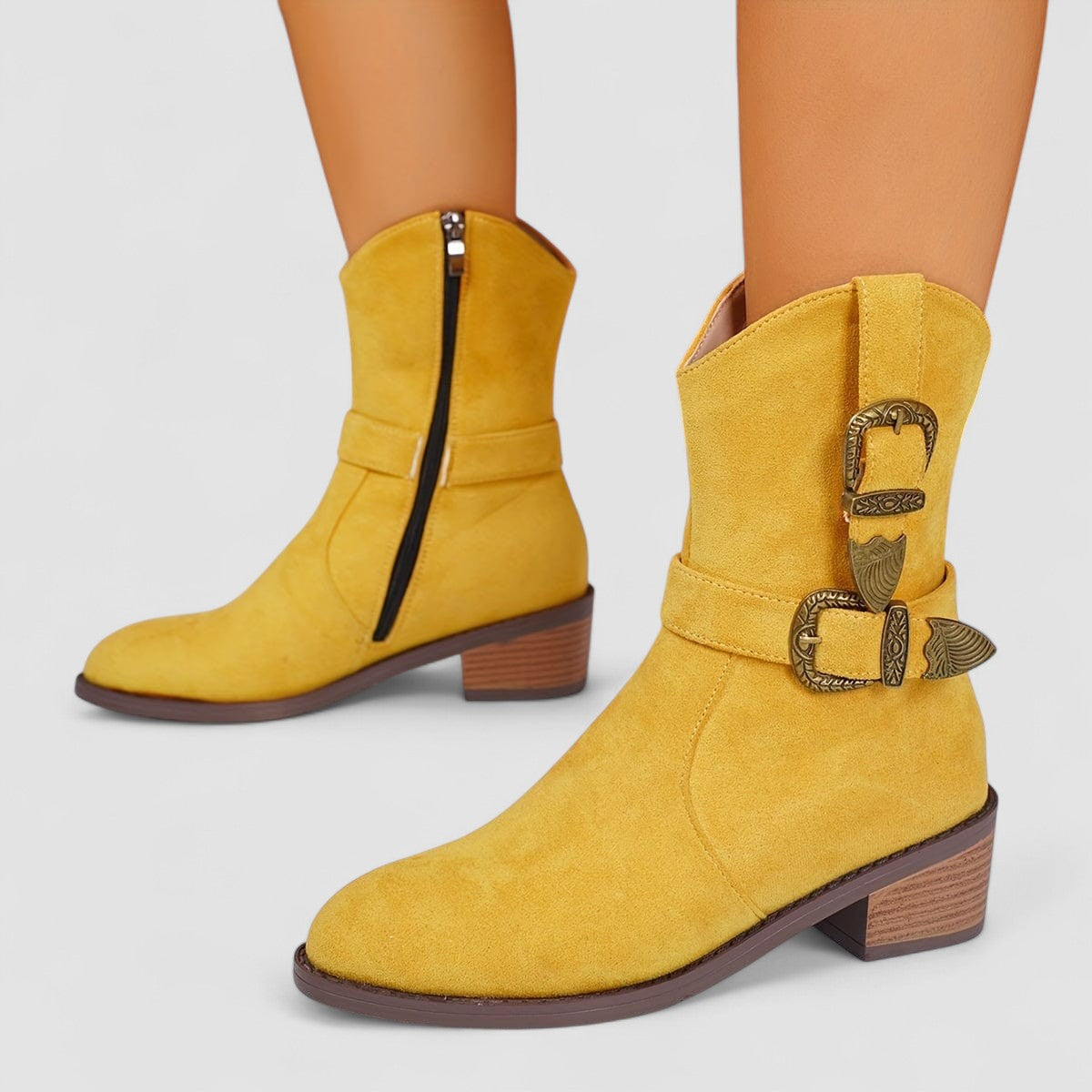 Sacha Havre | Bottes Western Orthopédiques Rosa