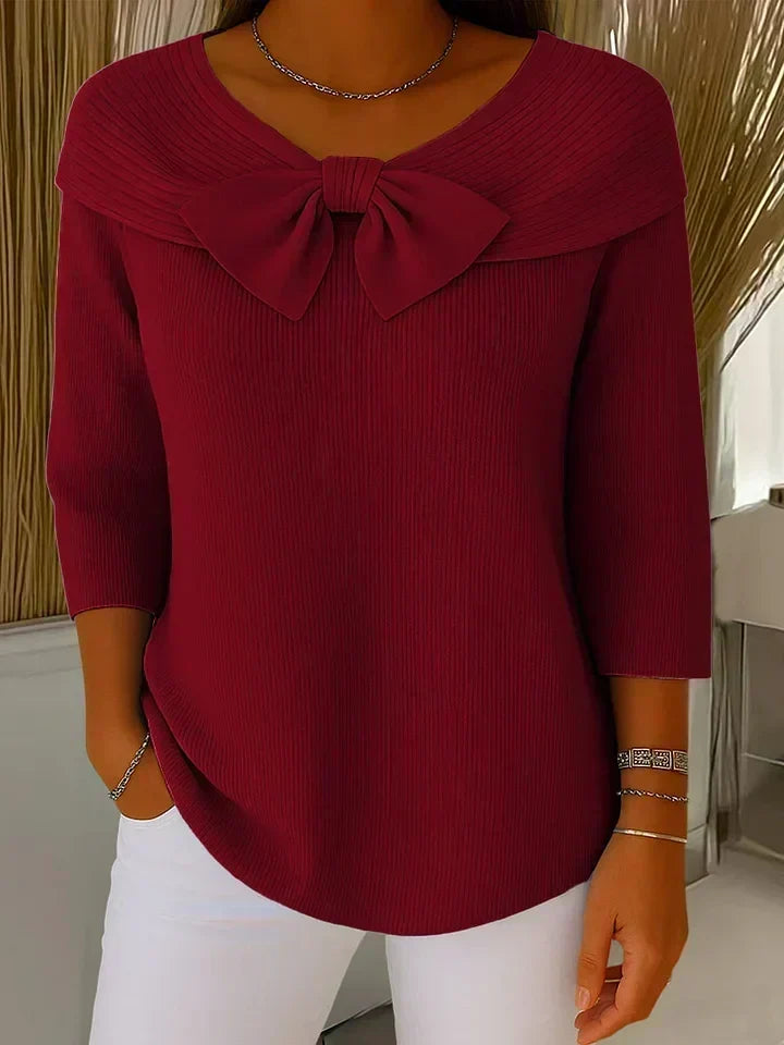 Pull Encolure à Nœud pour Femme Sophie