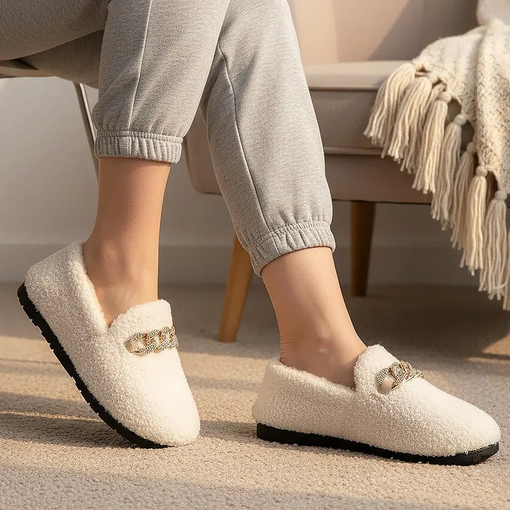Clarice — Chaussons Confortables à Sensation Enveloppante