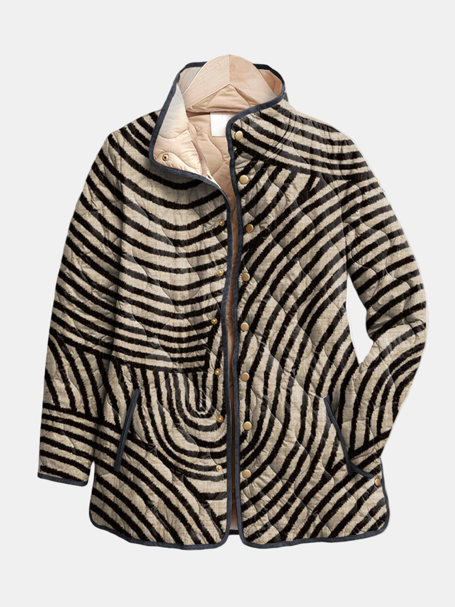 Veste Matelassée Cercles pour Femme Léa