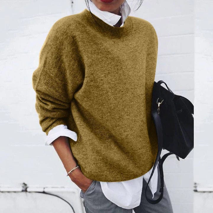 Pull Col Rond Chiné pour Femme Nicole