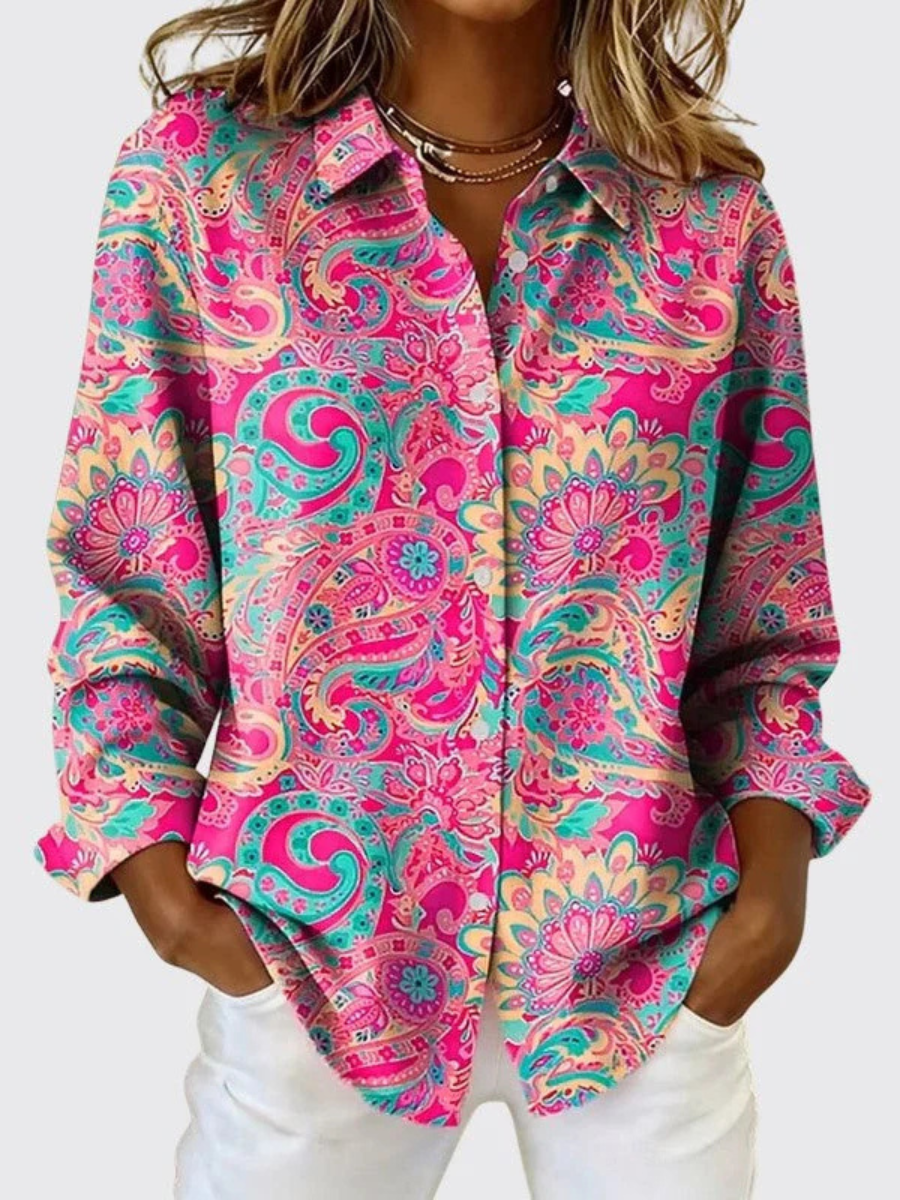Chemise Fluide Imprimé Paisley pour Femme Manon