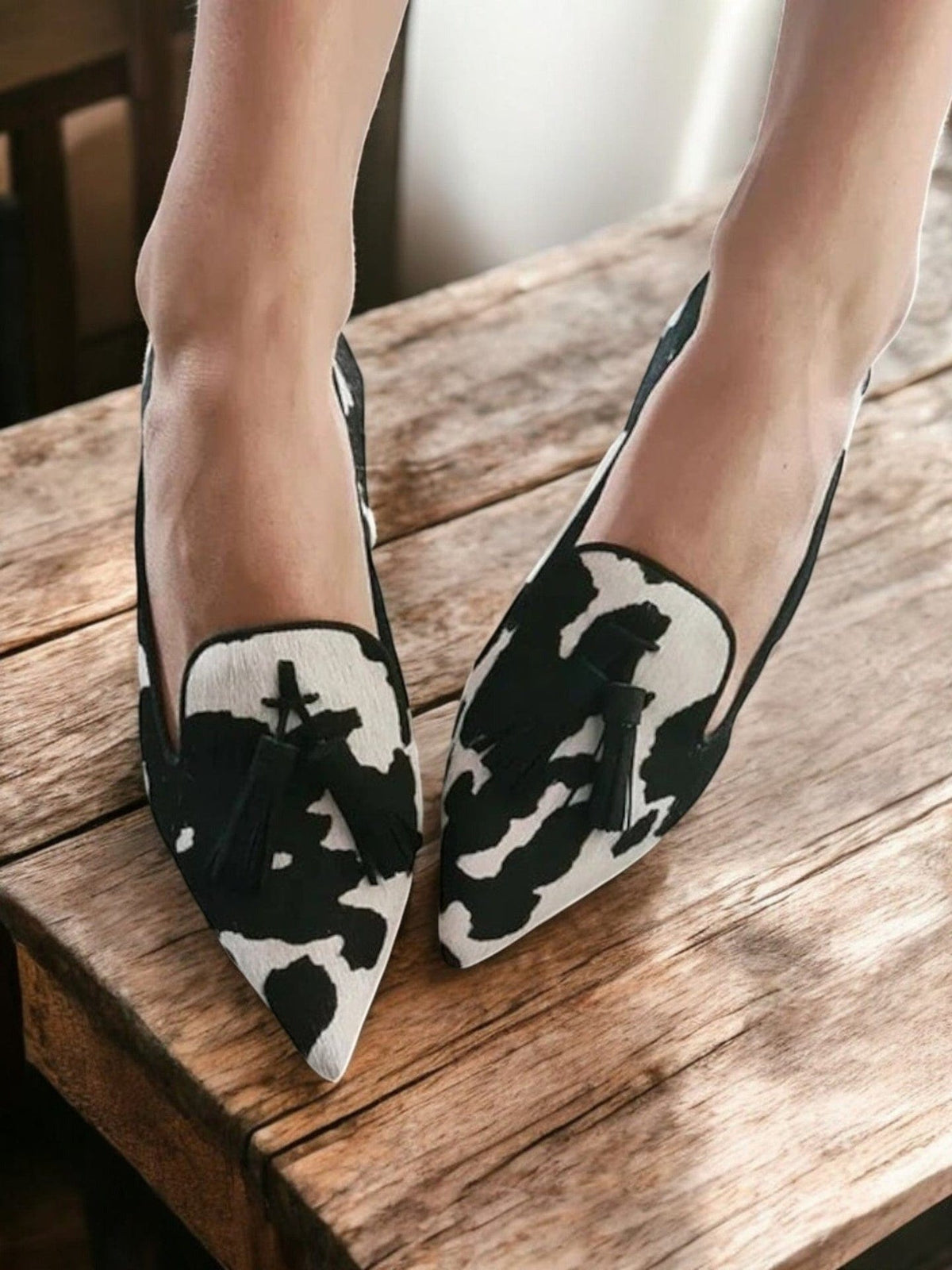 Sacha Havre | Mocassins Pointus Imprimé Animalier Mathilde