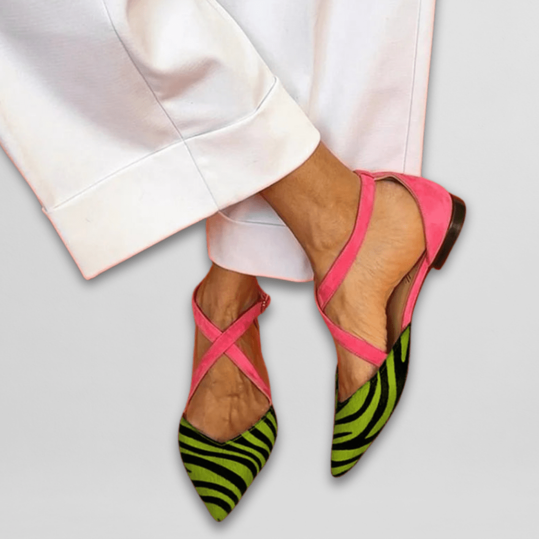 Sacha Havre | Ballerines à Brides Croisées Monique