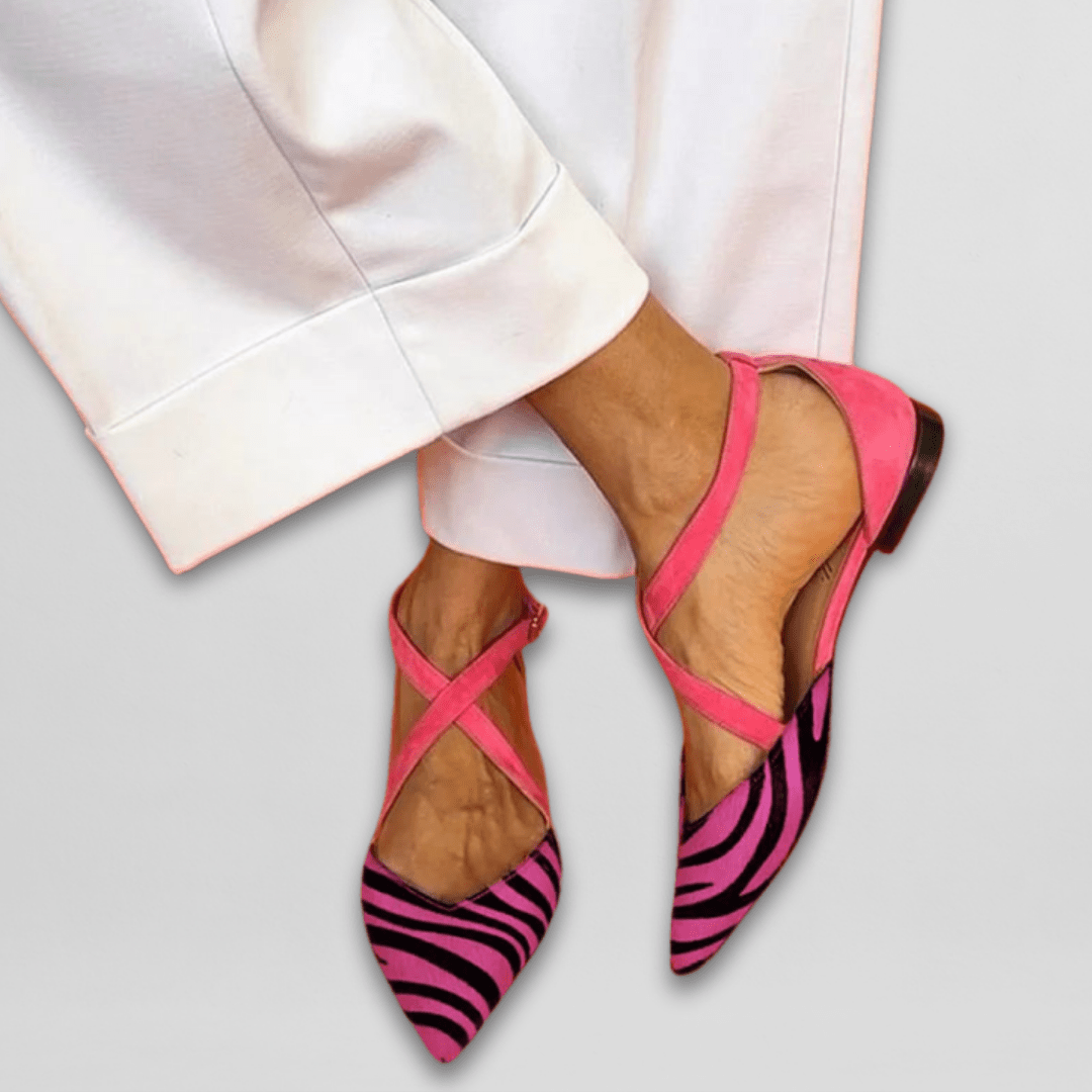 Sacha Havre | Ballerines à Brides Croisées Monique