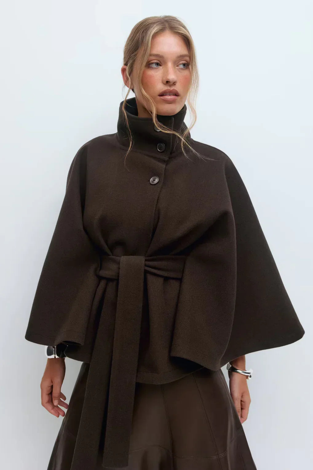 Sacha Havre | CAPE JACKET AVEC CEINTURE