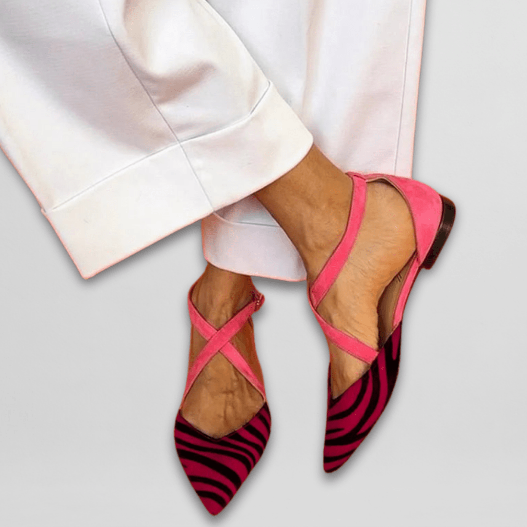 Sacha Havre | Ballerines à Brides Croisées Monique