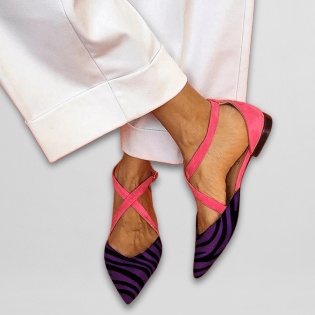 Sacha Havre | Ballerines à Brides Croisées Monique