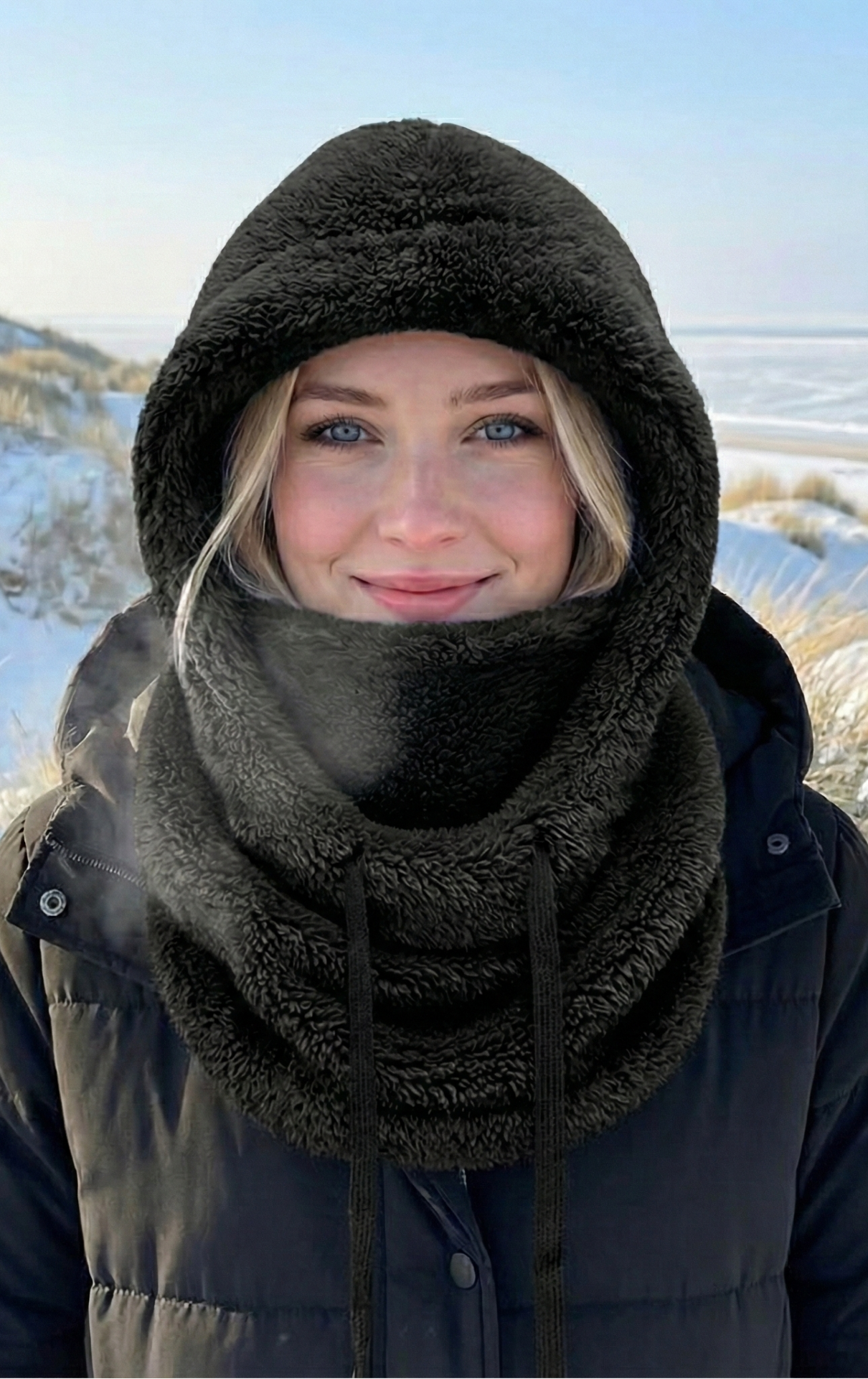 Calista — Capuche Cocoon d’Hiver Élégante et Protectrice