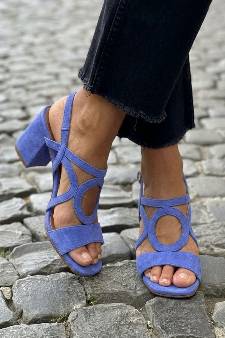 Sacha Havre | Sandales Talon Bloc Anneau Lucie