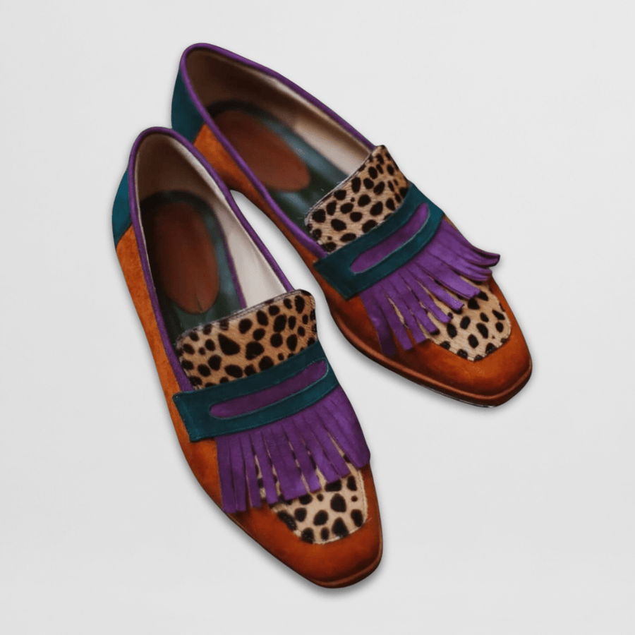Sacha Havre | Mocassins Franges Métallisées Michèle