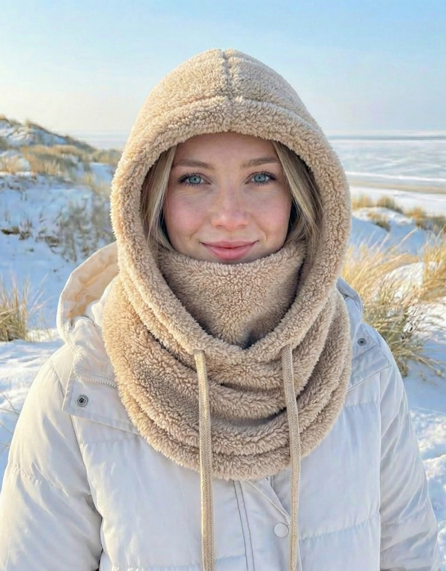 Calista — Capuche Cocoon d’Hiver Élégante et Protectrice