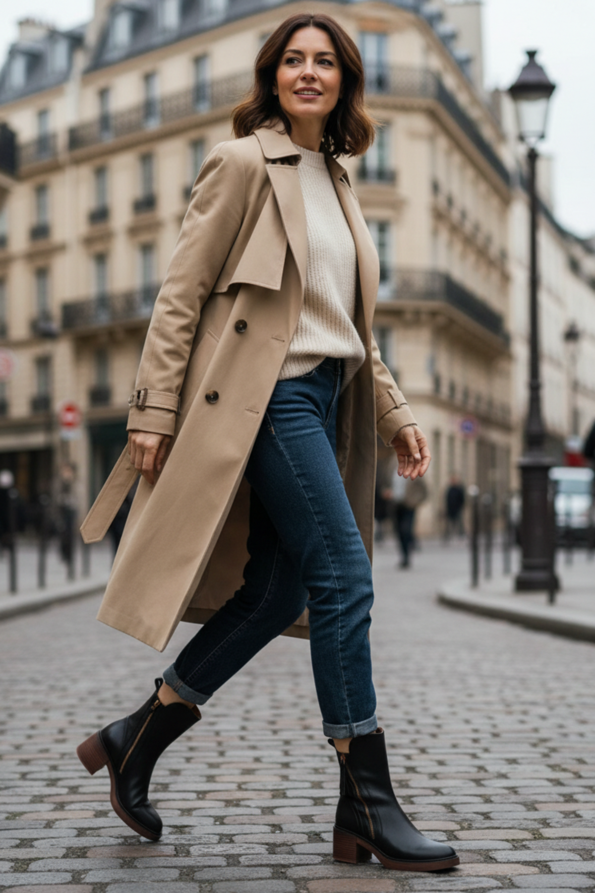 Bottines Zippées Talon Confort Isabelle