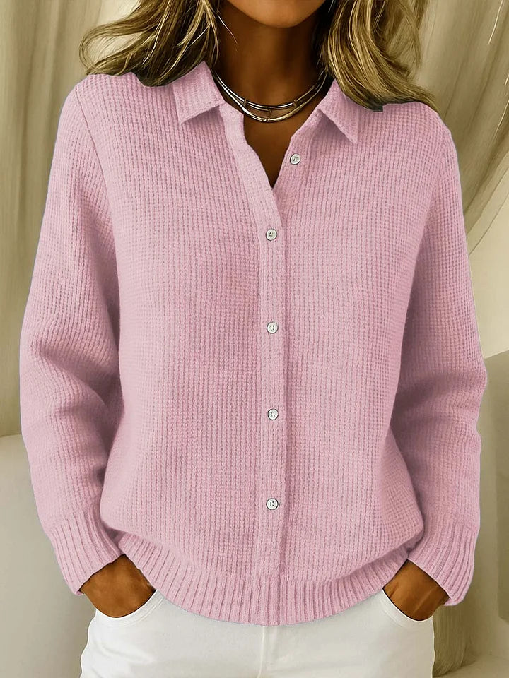 Cardigan Col Chemise pour Femme Martine
