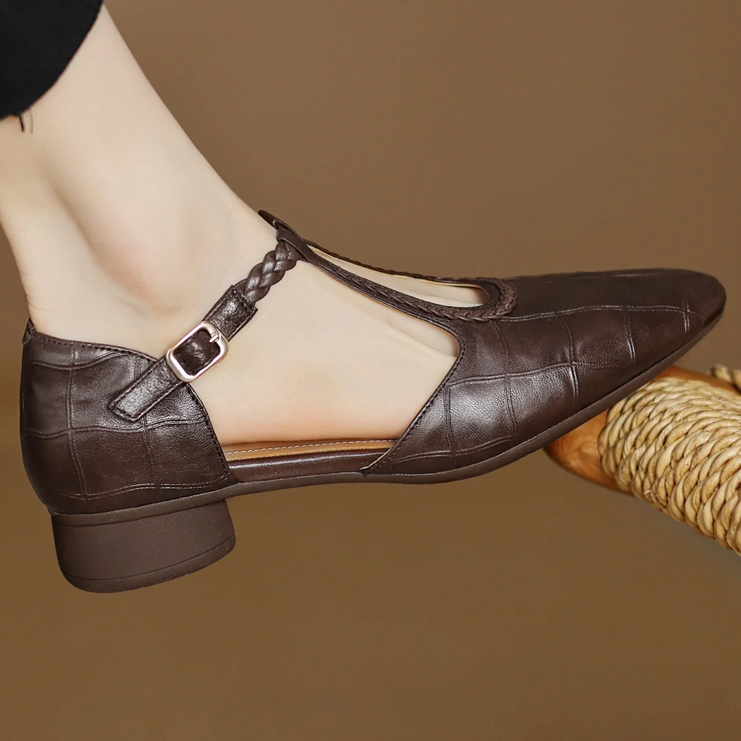 Sacha Havre | Babies Plates en Cuir Charlotte