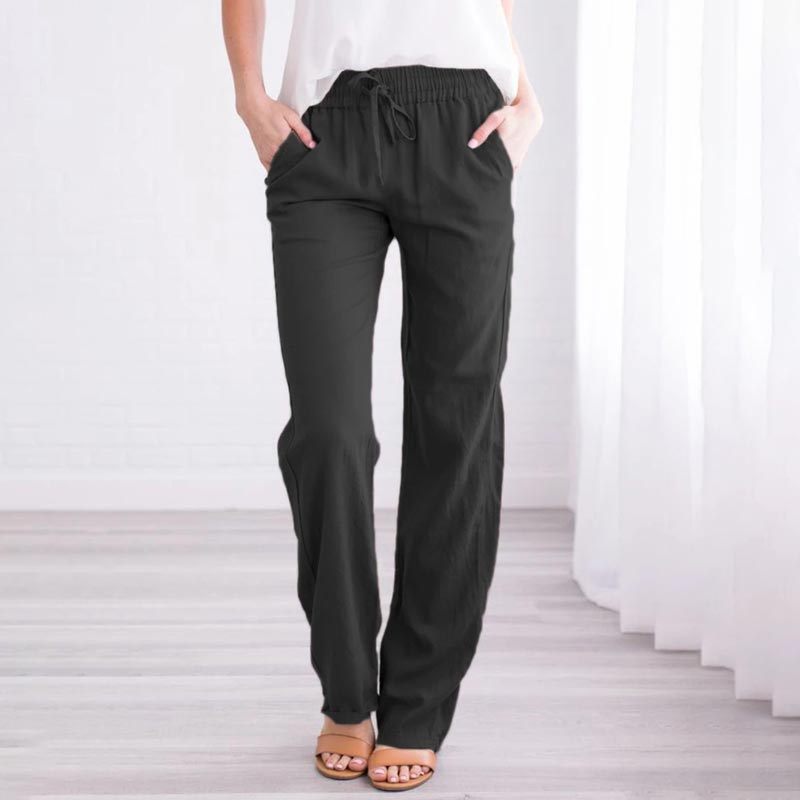 🌸40 % DE RÉDUCTION🌸Pantalon ample et confortable en lin et coton pour femmes