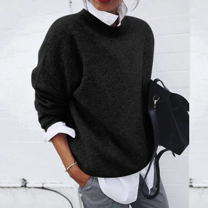 Pull Col Rond Chiné pour Femme Nicole