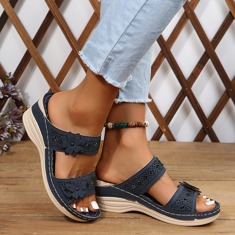 Sacha Havre | Sandales Confort Compensées Rosalie