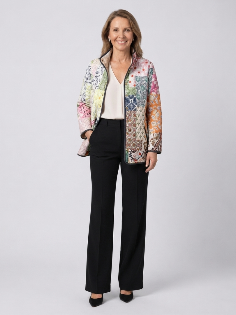 Veste Matelassée Patchwork pour Femme Florence
