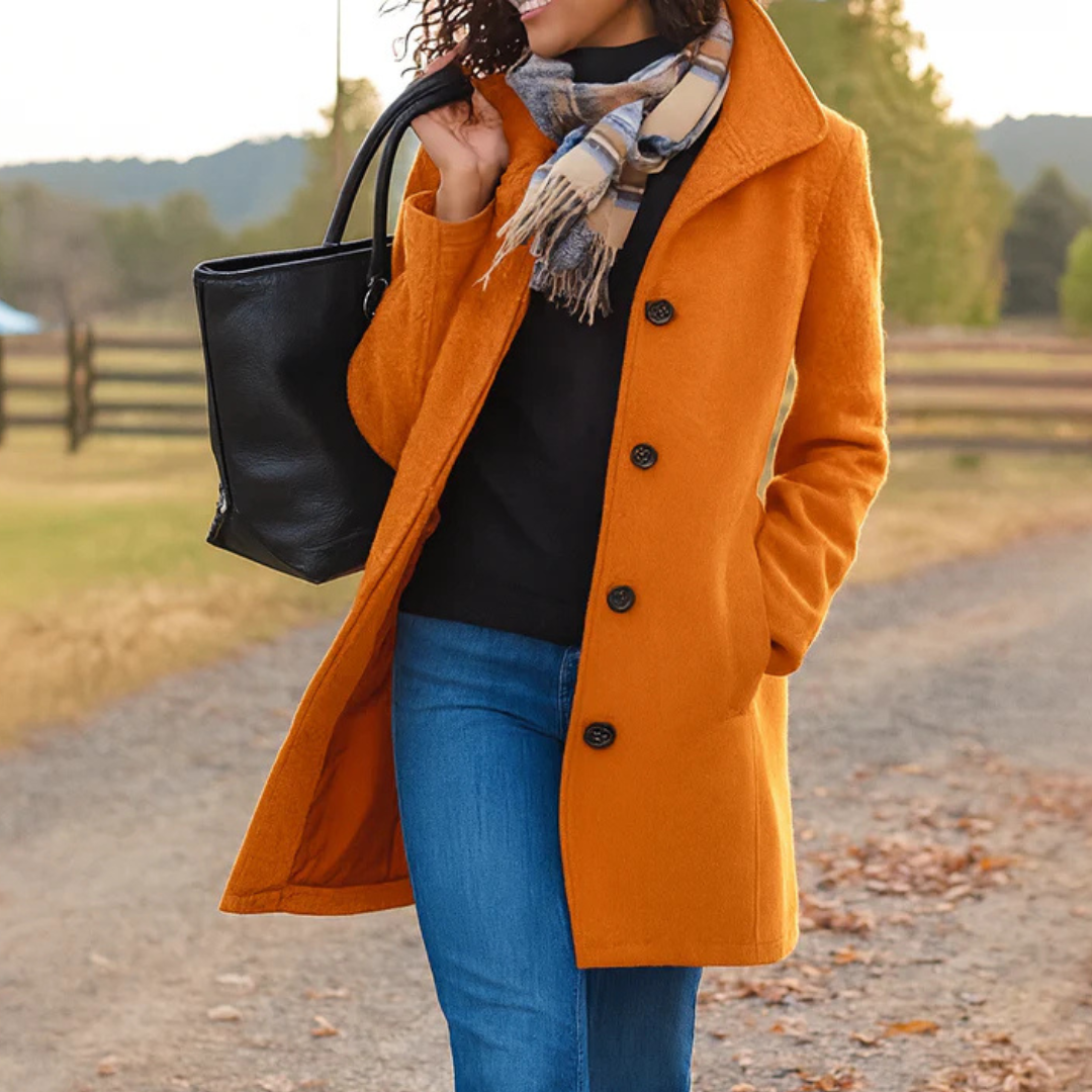 Sacha Havre | Manteau Classique Boutonné Pauline