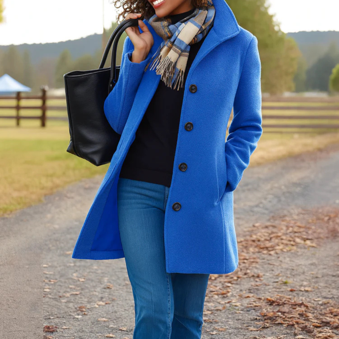 Sacha Havre | Manteau Classique Boutonné Pauline