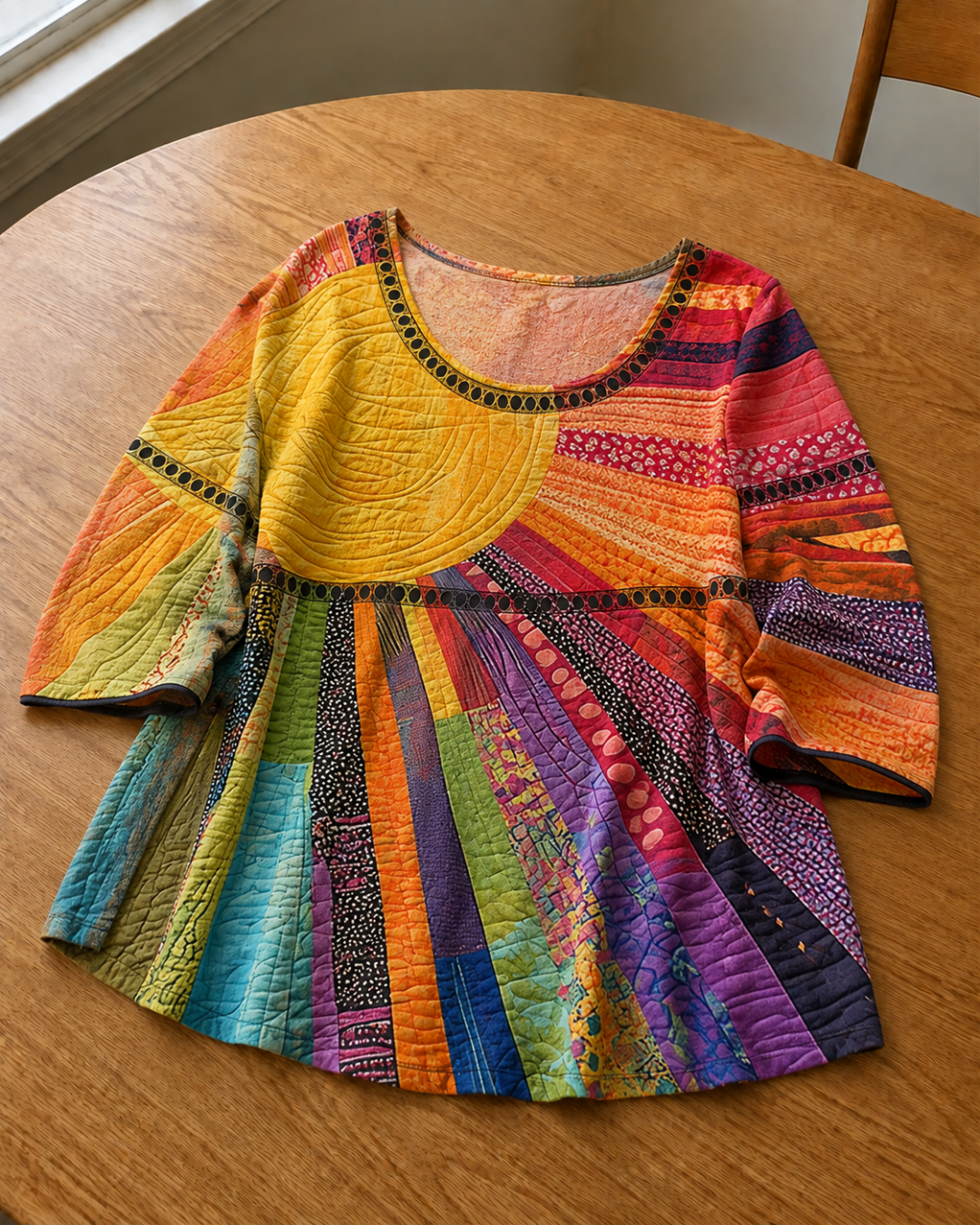 Tunique Patchwork Soleil pour Femme Sophie