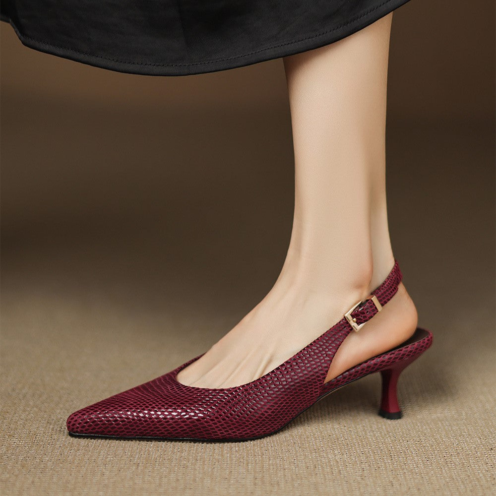 Sacha Havre | Escarpins Slingback Pointus Delphine
