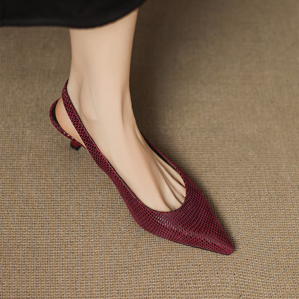 Sacha Havre | Escarpins Slingback Pointus Delphine