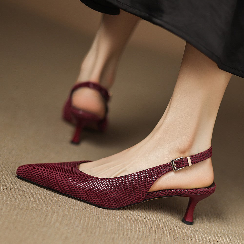 Sacha Havre | Escarpins Slingback Pointus Delphine