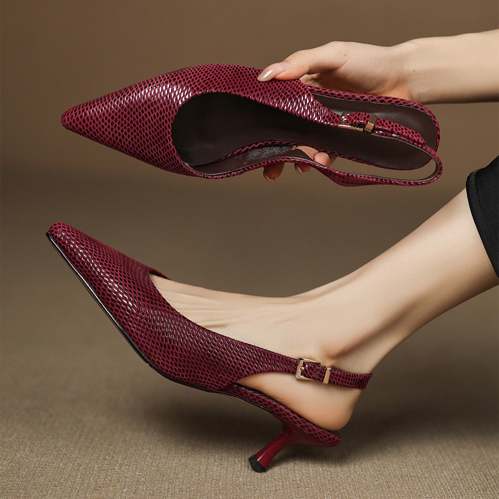 Sacha Havre | Escarpins Slingback Pointus Delphine