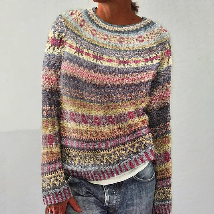 Pull Rayures Pastel pour Femme Nicole