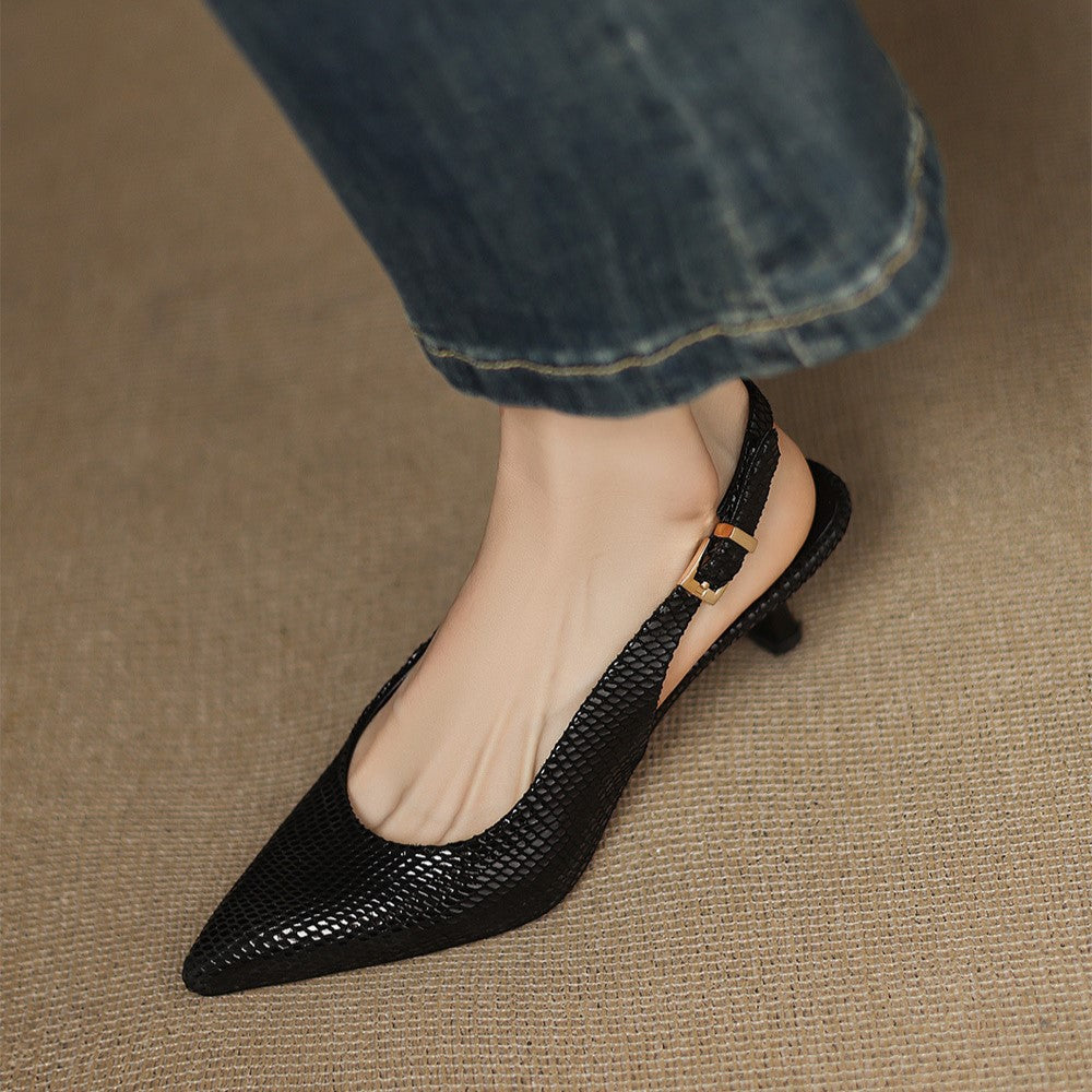 Sacha Havre | Escarpins Slingback Pointus Delphine