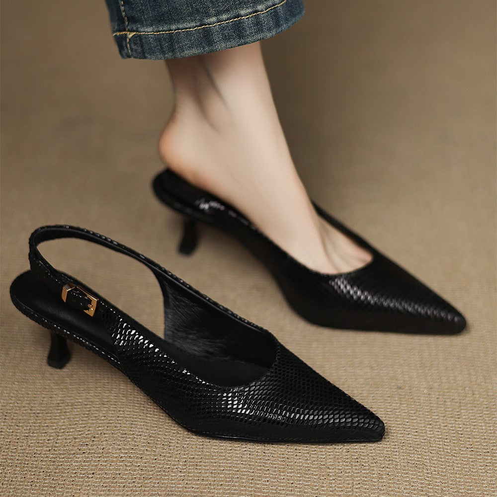 Sacha Havre | Escarpins Slingback Pointus Delphine