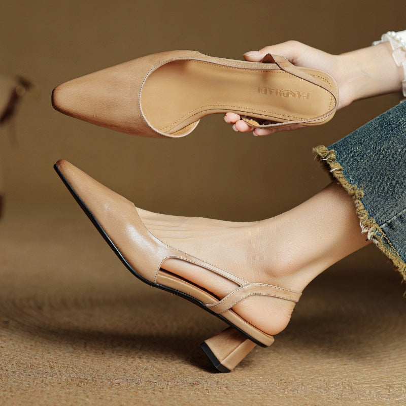 Sacha Havre | Escarpins Slingback en Cuir Élina