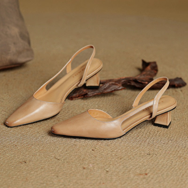 Sacha Havre | Escarpins Slingback en Cuir Élina