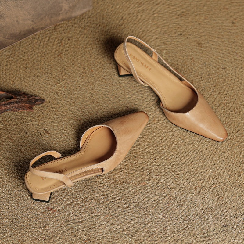 Sacha Havre | Escarpins Slingback en Cuir Élina