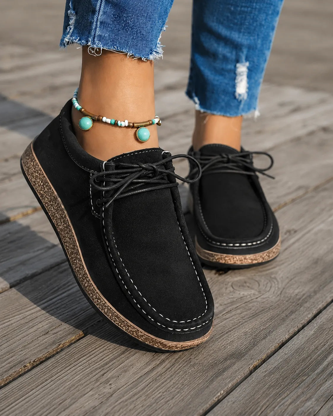 Sacha Havre | Mocassins Semelle Liège Claire