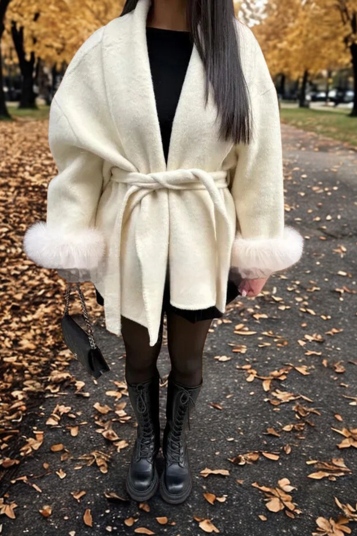 Sacha Havre | MANTEAU FOURRURE MANCHE