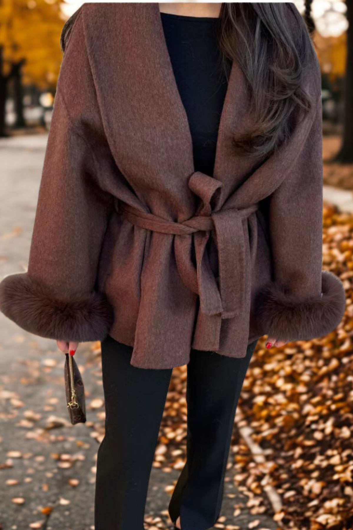 Sacha Havre | MANTEAU FOURRURE MANCHE