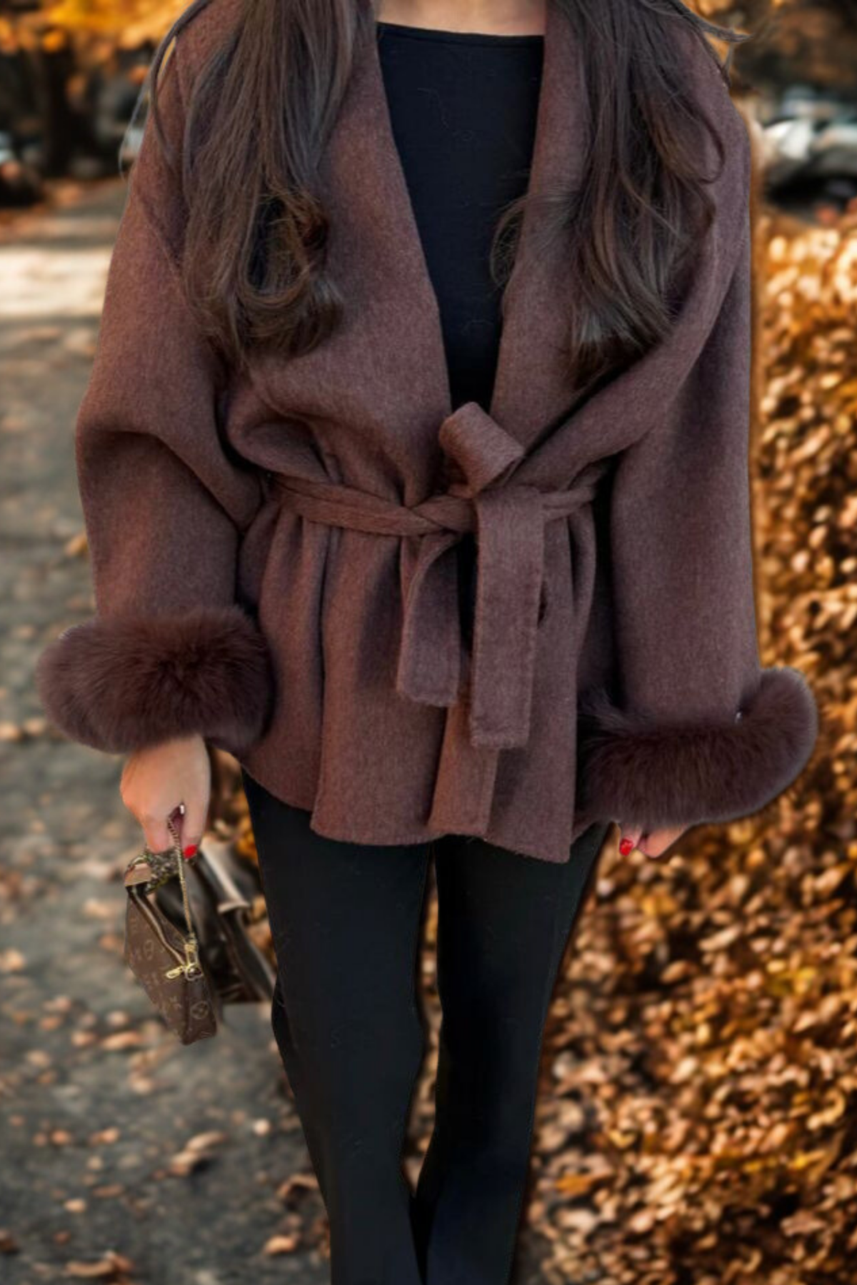 Sacha Havre | MANTEAU FOURRURE MANCHE