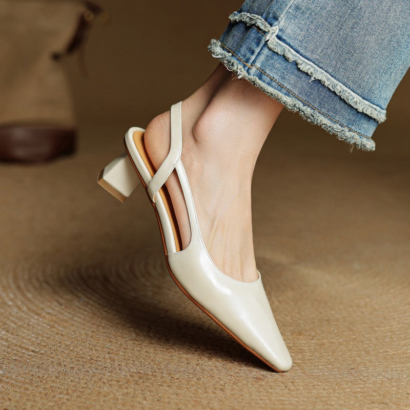 Sacha Havre | Escarpins Slingback en Cuir Élina