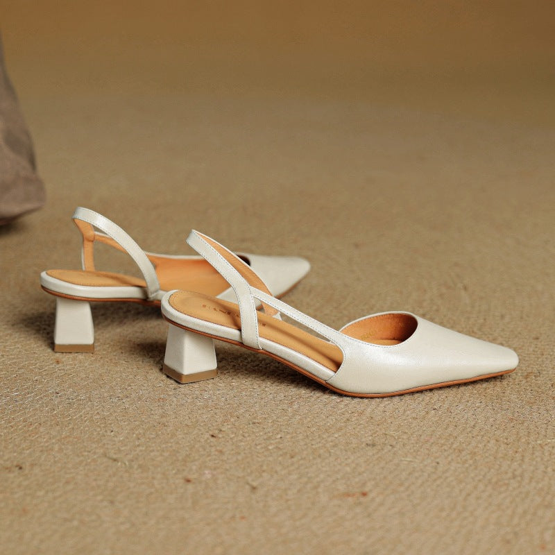 Sacha Havre | Escarpins Slingback en Cuir Élina