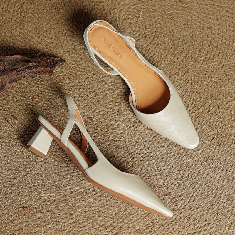 Sacha Havre | Escarpins Slingback en Cuir Élina