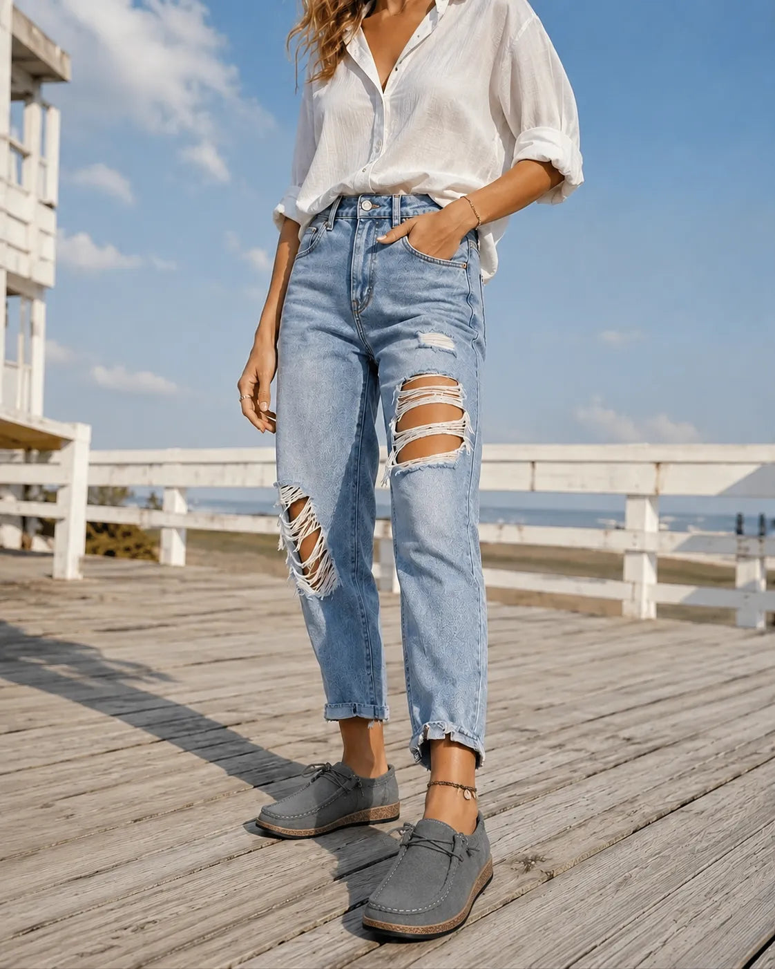 Sacha Havre | Mocassins Plats Tout Aller Catherine