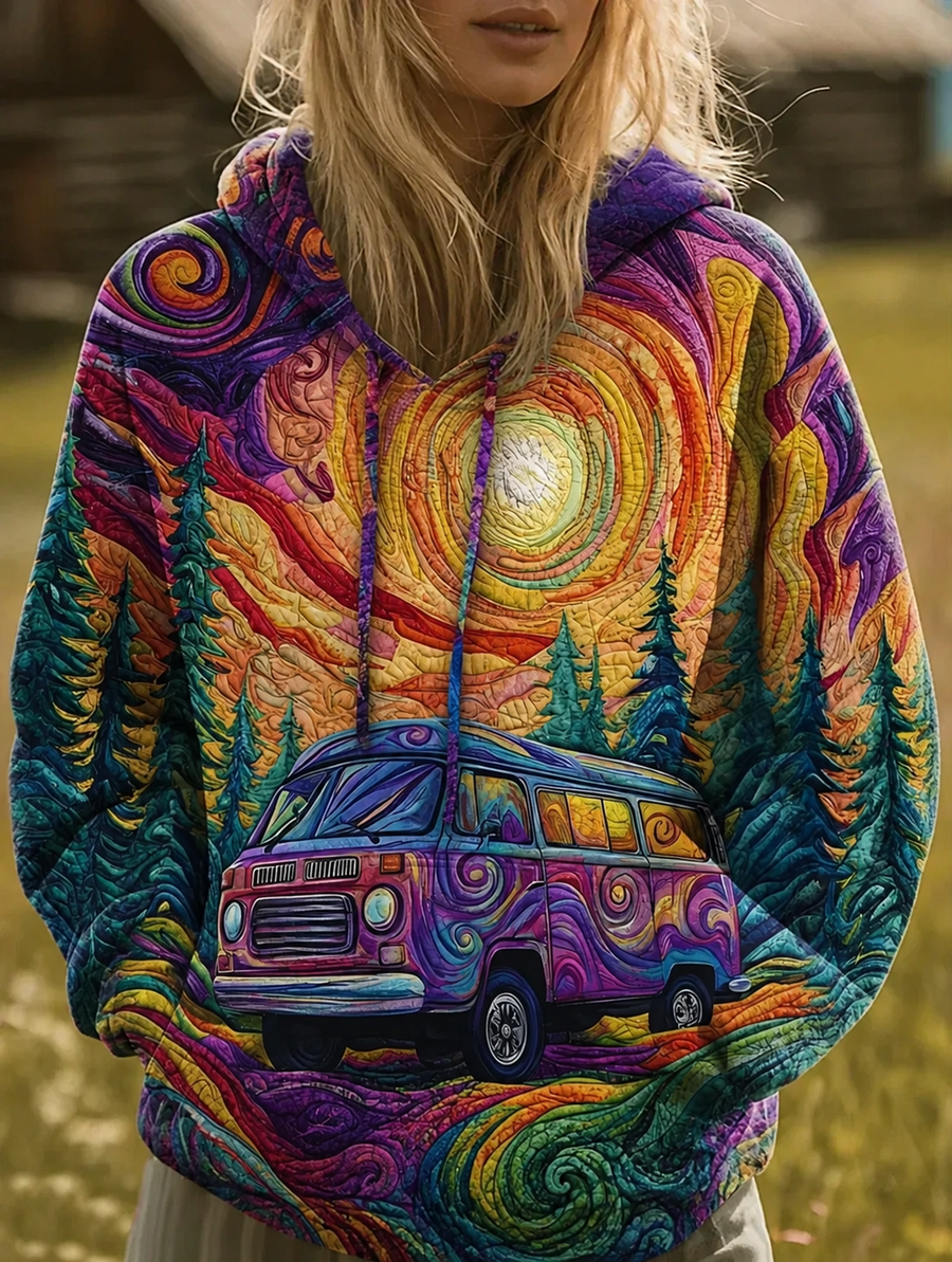 Sweat à Capuche Van Bohème pour Femme Manon