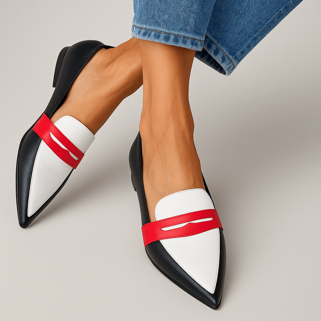 Sacha Havre | Mocassins Bout Pointu Tricolores Chloé