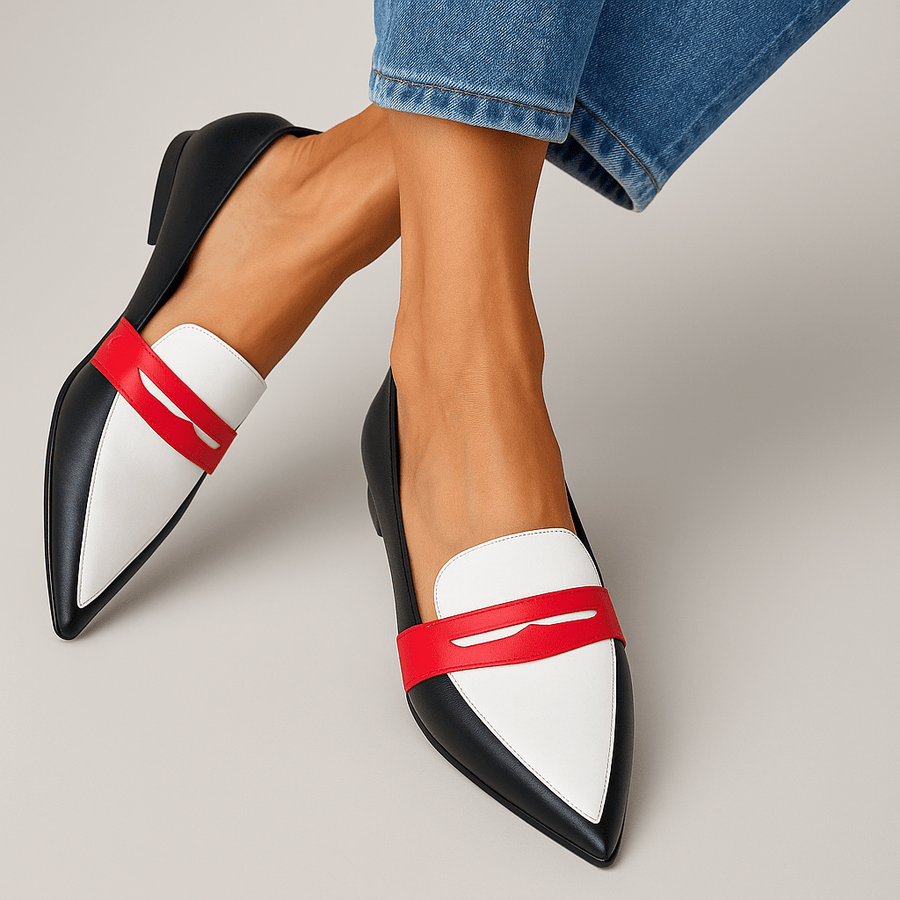 Sacha Havre | Mocassins Bout Pointu Tricolores Chloé