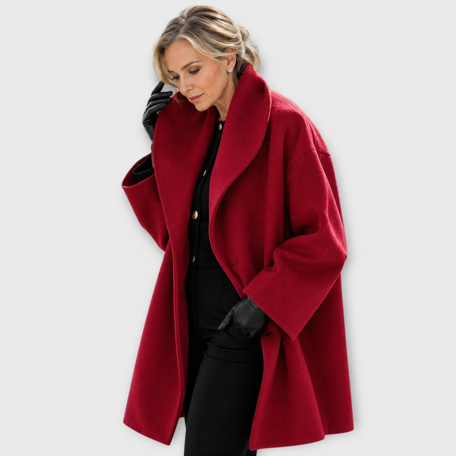 Sacha Havre | Manteau Oversize Col Châle Monique