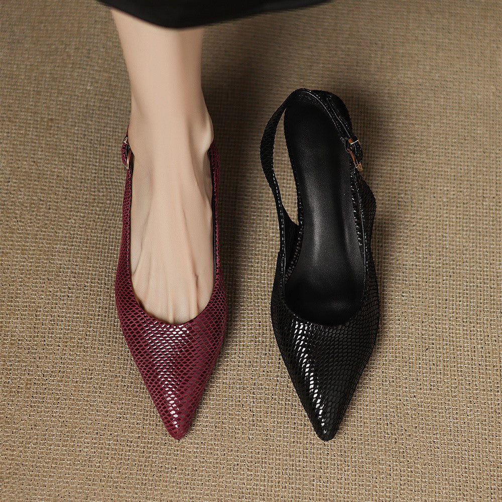 Sacha Havre | Escarpins Slingback Pointus Delphine