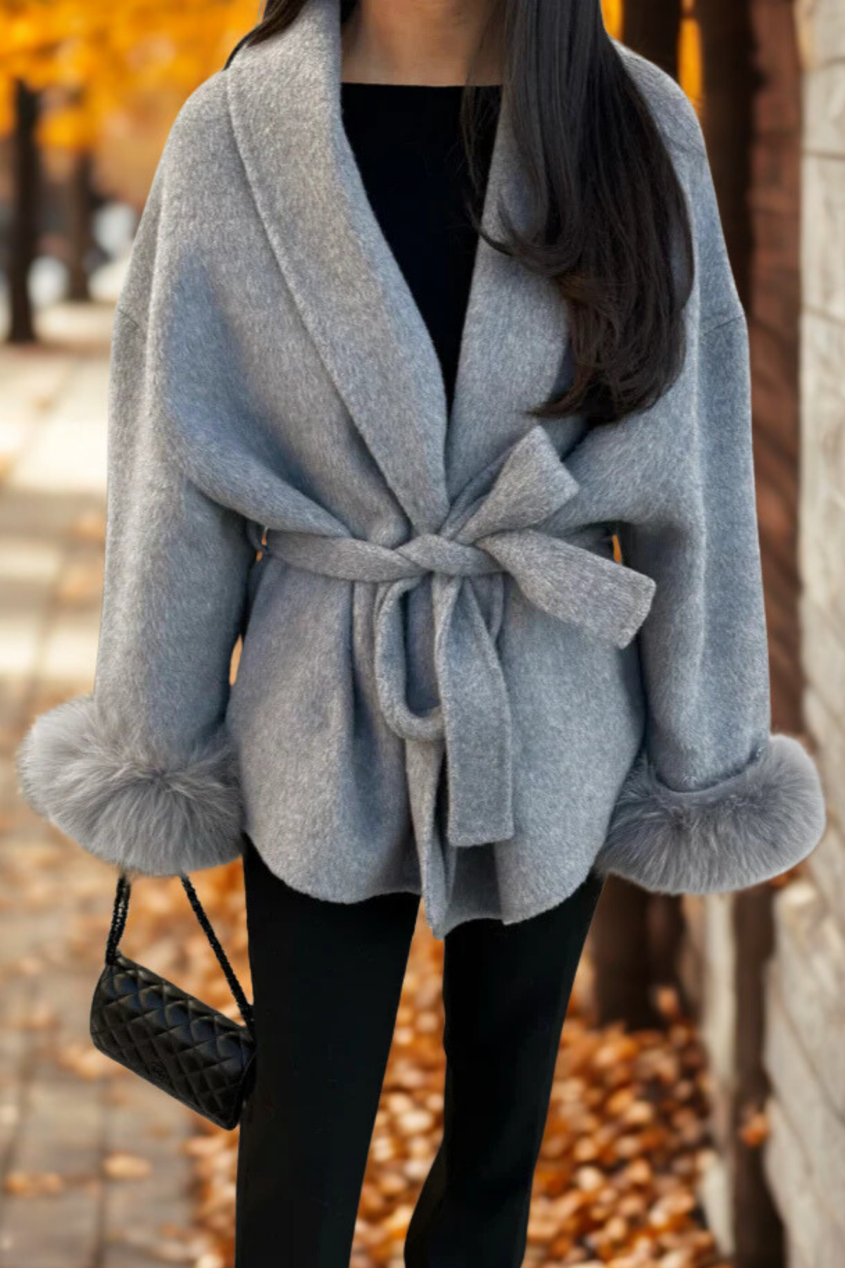 Sacha Havre | MANTEAU FOURRURE MANCHE
